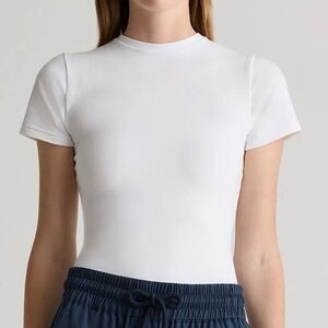 ✨NWT✨ QUINCE Stretch Cotton Jersey Fitted T-shirt